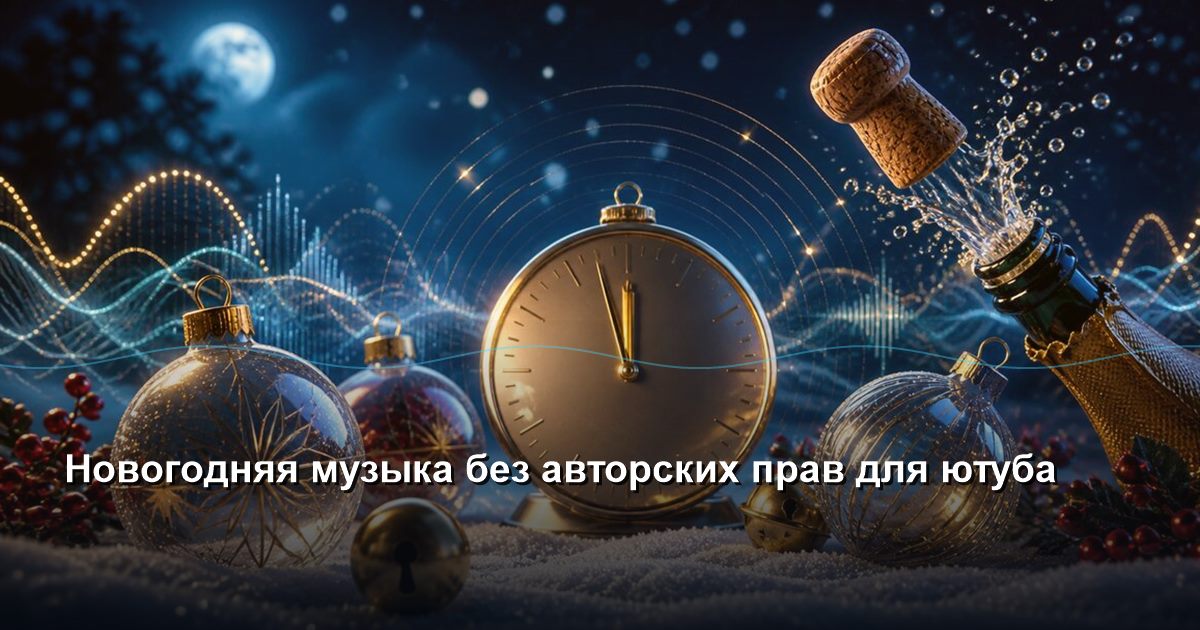 New Year's music without copyright for YouTube
