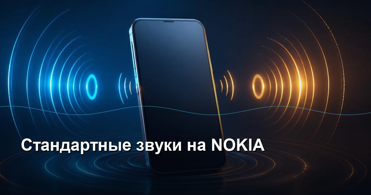 Standard sounds on NOKIA
