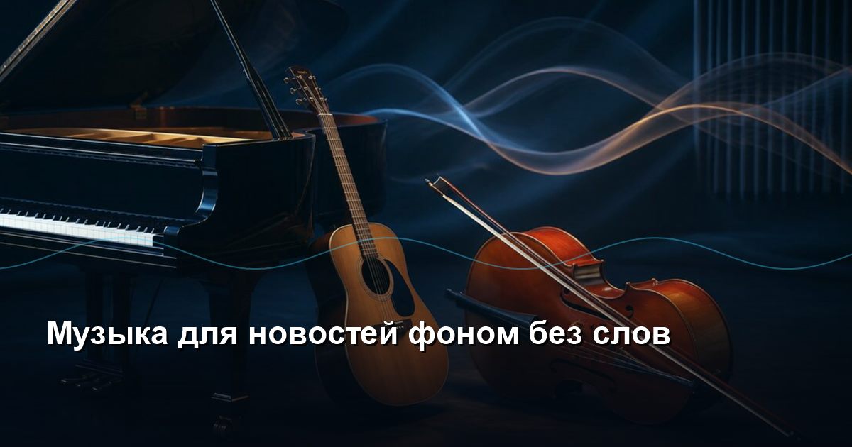Music for news background without words