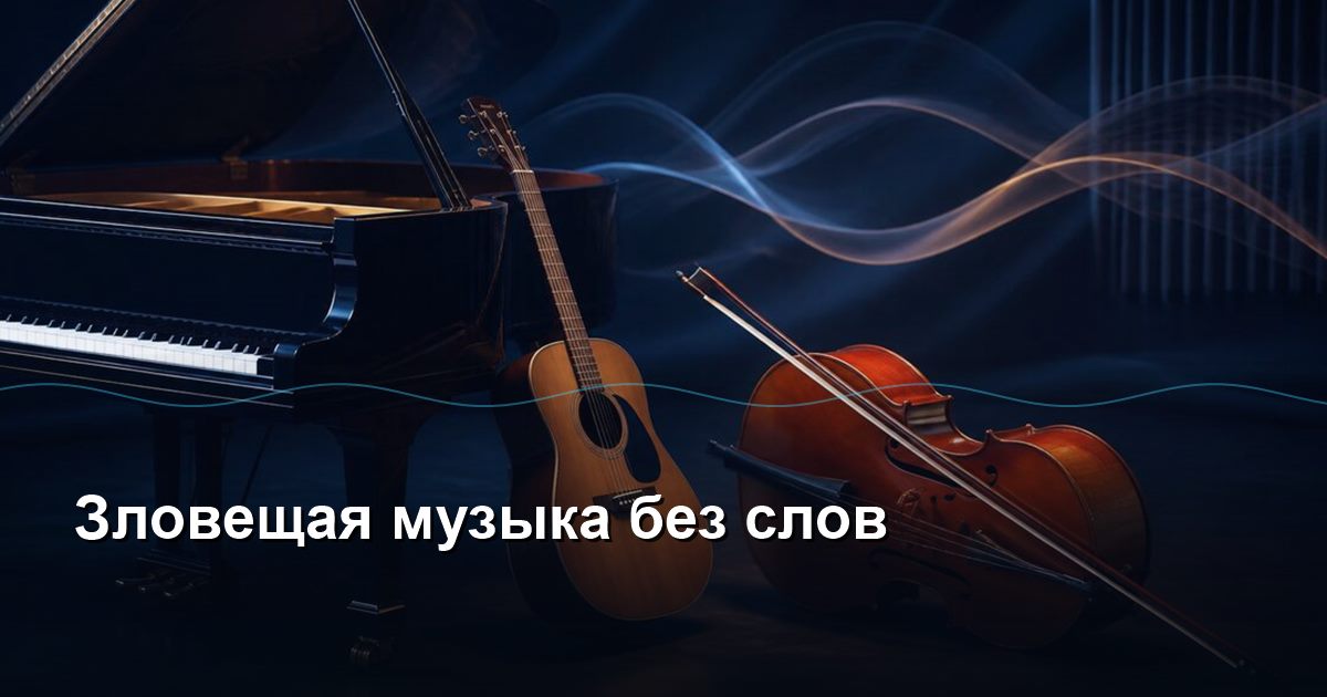 Ominous music without words
