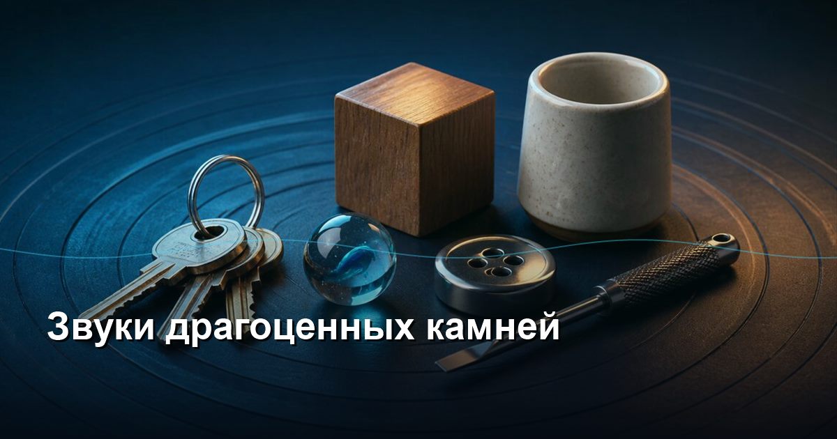 The sounds of precious stones