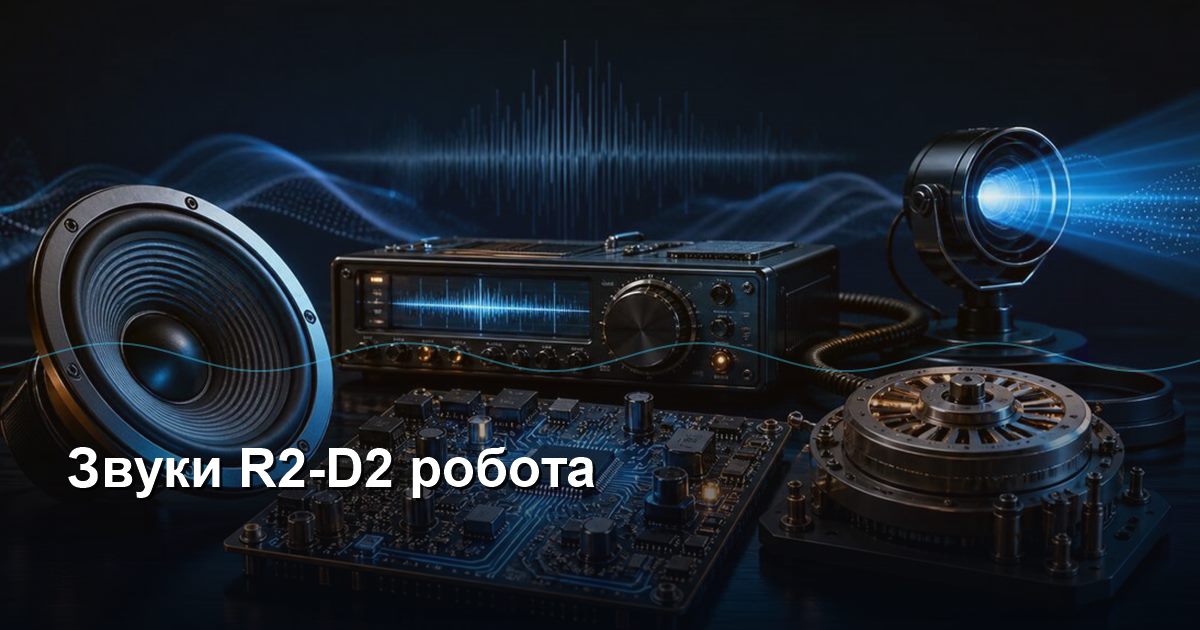 Sounds of R2-D2 robot
